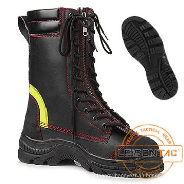 Fire Fighting Boots adopts cowhide leather and top grade leather for outstanding durable